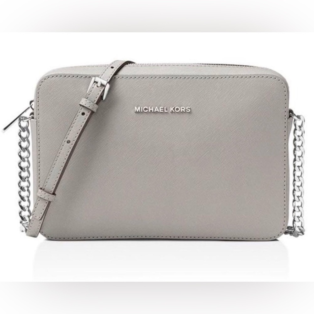 Michael Kors Jet Set Saffiano Leather Crossbody Bag | NWT